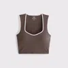 Abercrombie & Fitch Ypb Studioflex Portrait Tank In Brown