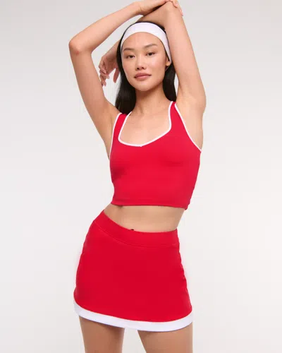 Abercrombie & Fitch Ypb Studioflex Portrait Tank In Red