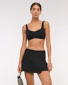 Abercrombie & Fitch Ypb Studioflex Sports Bra In Black