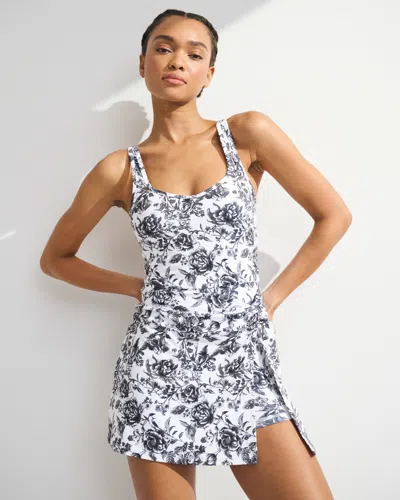 Abercrombie & Fitch Ypb Studioflex Twist Mini Dress In White