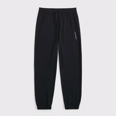 Abercrombie & Fitch Kids' Ypb Textured Joggers In Black
