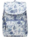 Abercrombie Aspen Print Flap Rucksack In Blue