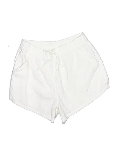 Pre-owned Abercrombie Kids' Athletic Shorts In White