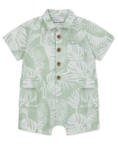 Abercrombie Baby Boys' Cargo Coverall In Green
