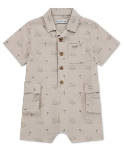Abercrombie Baby Boys' Cargo Coverall In Neutral