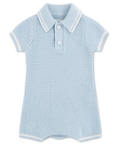 Abercrombie Baby Boys' Swolo Short-sleeve Romper In Blue