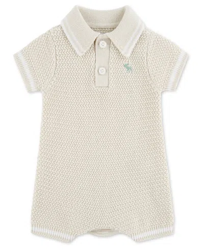 Abercrombie Baby Boys' Swolo Short-sleeve Romper In Neutral