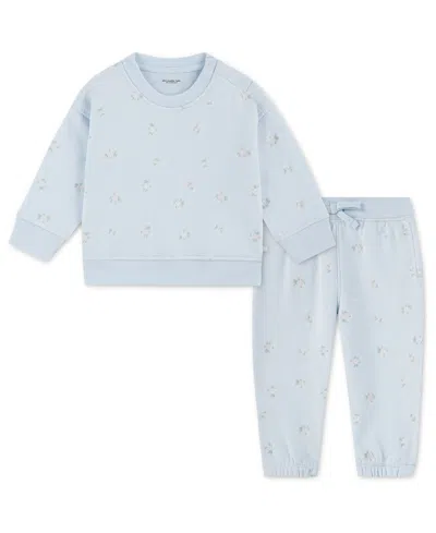 Abercrombie Kids' Baby Girls' Sweatshirt And Pants, 2-piece Set In Blue