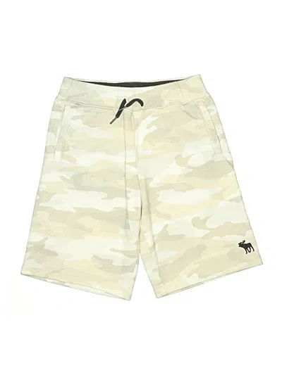 Pre-owned Abercrombie Kids' Board Shorts In White