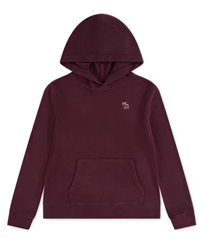 Abercrombie Kids' Boys 5-16 Long-sleeve Waffle Hoodie In Burgundy