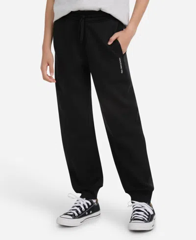 Abercrombie Kids' Boys 5-18 Elastic Waist Slim Joggers In Black