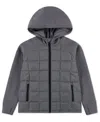 Abercrombie Boys 5-18 Ypb Lightweight Hybrid Jacket In Gray