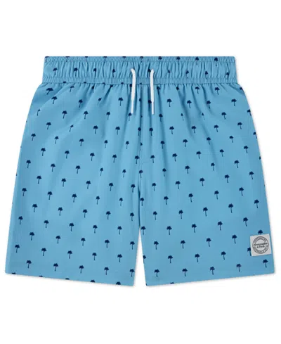 Abercrombie Kids' Boys' 5-8 Printed Swim Trunks In Blue