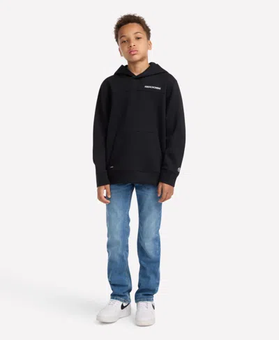 Abercrombie Kids' Boys 8-20 Ypb Neoknit Technical Pullover Hoodie In Black