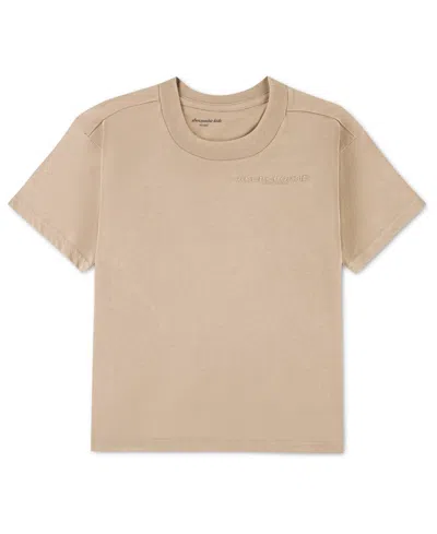 Abercrombie Kids' Boys' 8-20 Sunfaded Knit Top In Neutral