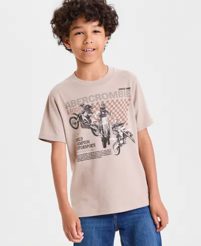 Abercrombie Kids' Boys 8-20 World Champion Bike Tee In Brown