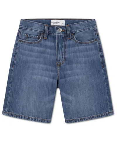 Abercrombie Kids' Boys' Adjustable Denim Shorts In Blue