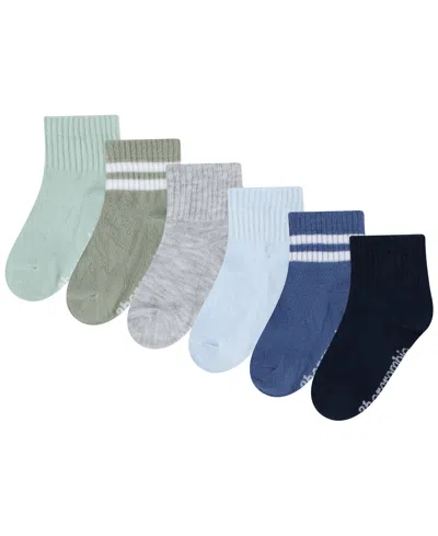 Abercrombie Kids' Boys' And Girls' 6m-4t Crew Socks, 6-pack In Multi
