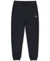 Abercrombie Kids' Boys Essential Fleece Jogger Pants In Black