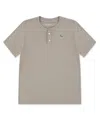 Abercrombie Boys Essential Henley T-shirt In Brown