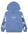 Abercrombie Boys' Essentials Patchwork Pullover Hoodie In Blue
