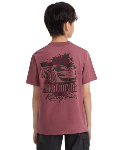 Abercrombie Kids' Boys Grand Prix T-shirt In Pink