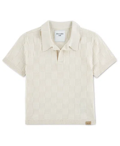 Abercrombie Babies' Boys' Johnny Collar Polo Shirt In Neutral