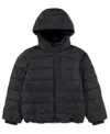 Abercrombie Boys Midweight Puffer Jacket In Black