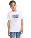Abercrombie Kids' Boys Muscle Auto T-shirt In White