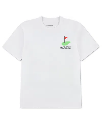 Abercrombie Kids' Boys' On The Green T-shirt In White