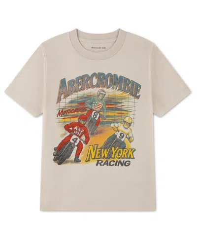 Abercrombie Kids' Boys' Racing Graphic T-shirt In Brown