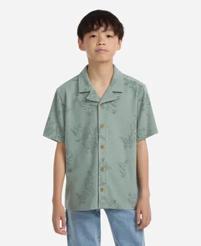 Abercrombie Kids' Boys Short Sleeve Knit Top In Green