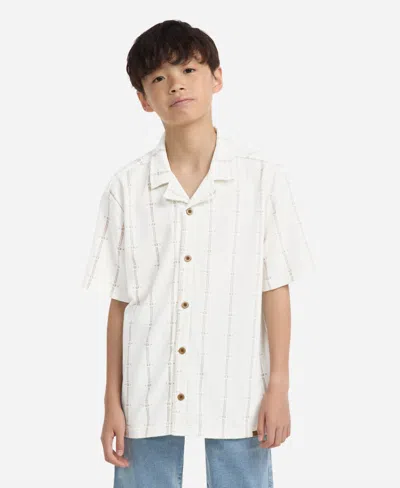 Abercrombie Kids' Boys Short Sleeve Knit Top In White
