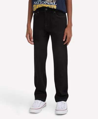 Abercrombie Kids' Boys Straight Fit Jeans In Black