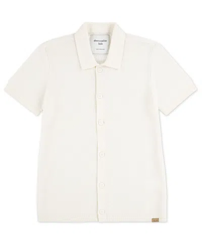 Abercrombie Kids' Boys Swolo Short Sleeve Shirt In Neutral