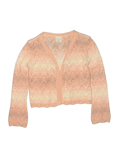 Pre-owned Abercrombie Kids' Cardigan Sweater In Orange