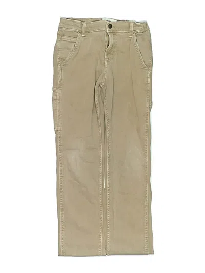 Pre-owned Abercrombie Kids' Cargo Pants In Brown