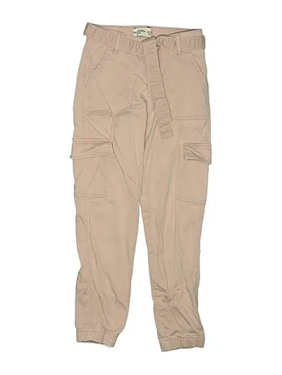 Pre-owned Abercrombie Kids' Cargo Pants In Brown