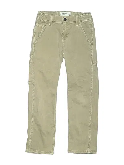 Pre-owned Abercrombie Kids' Cargo Pants In Green