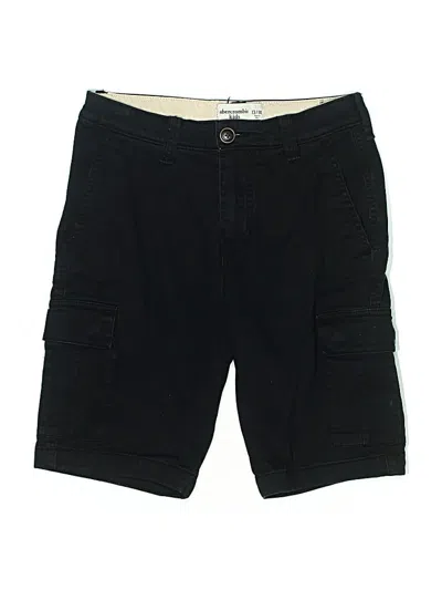 Pre-owned Abercrombie Kids' Cargo Shorts In Black