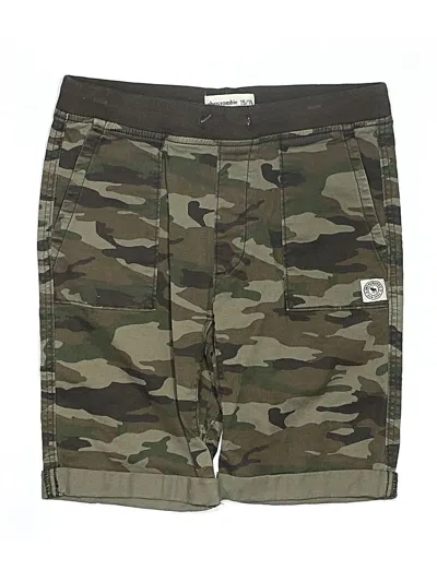 Pre-owned Abercrombie Kids' Cargo Shorts In Green