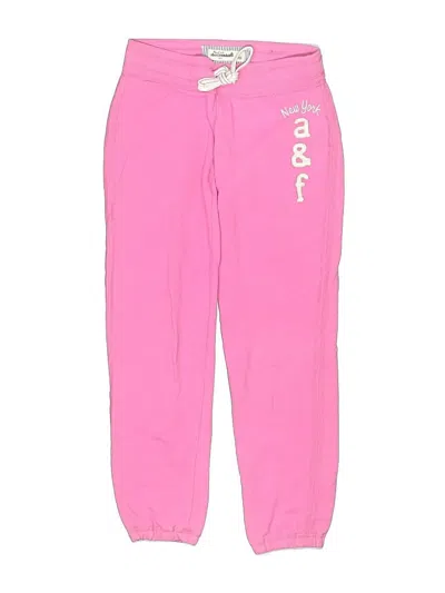Pre-owned Abercrombie Kids' Casual Pants In Pink