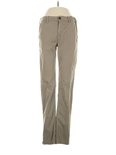 Pre-owned Abercrombie Casual Pants In Tan