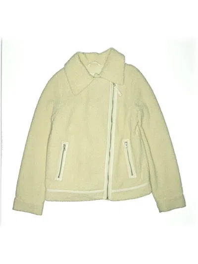 Pre-owned Abercrombie Kids' Coat In White