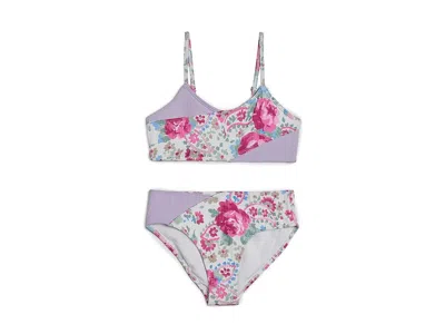 Abercrombie Cross Wrap Two-piece Swimsuit (big Kids) Girl's Swimwear Sets Orchid Petal: 15-16 Big Kid In Multi