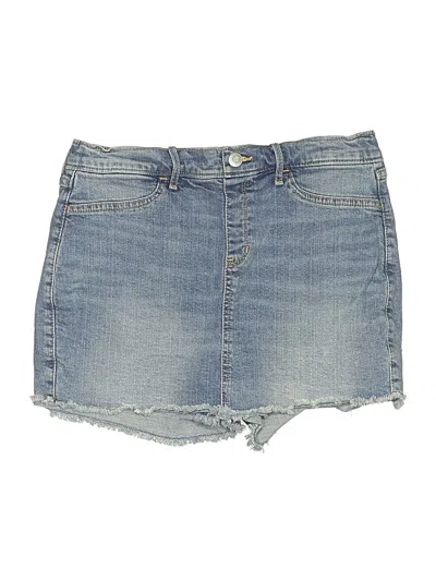Pre-owned Abercrombie Denim Skirt In Blue
