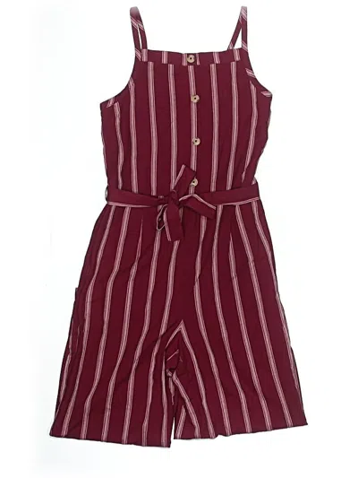 Pre-owned Abercrombie Kids' Dress In Burgundy