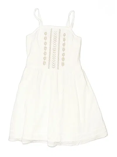 Pre-owned Abercrombie Kids' Dress In White
