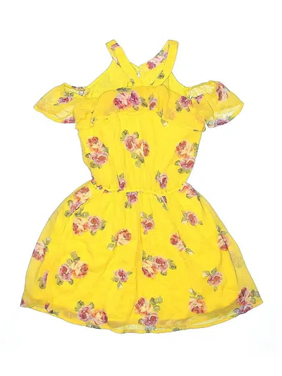 Pre-owned Abercrombie Kids' Dress In Yellow