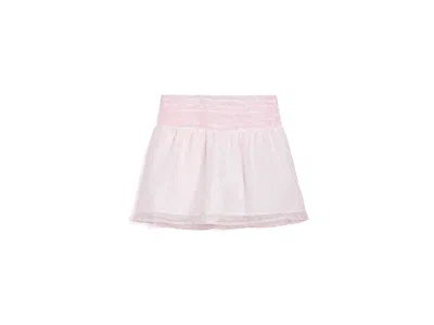 Abercrombie Emerson Organza Skort (big Kids) Girl's Skirt Anf Cashmere Rose: 11-12 Big Kid In Pink